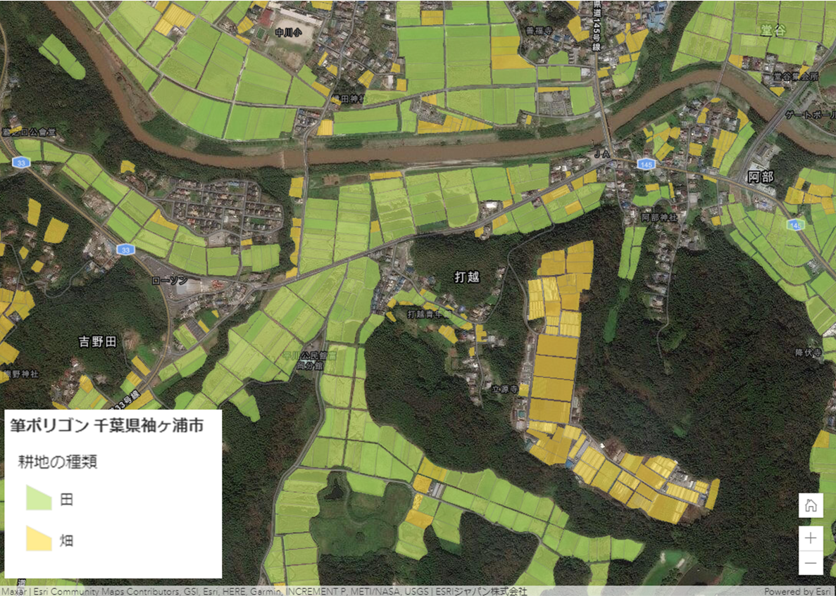 Wagri のデータを Arcgis Online で公開しました Arcgisブログ