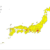 市区町村の人口密度（国勢調査2025年）コロプレス図
